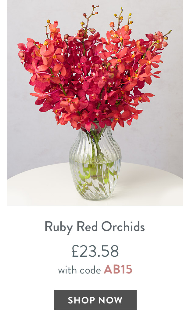 Ruby Red Orchids - only &pound;23.58 with code