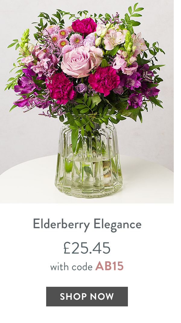 Elderberry Elegance - only &pound;25.45 with code