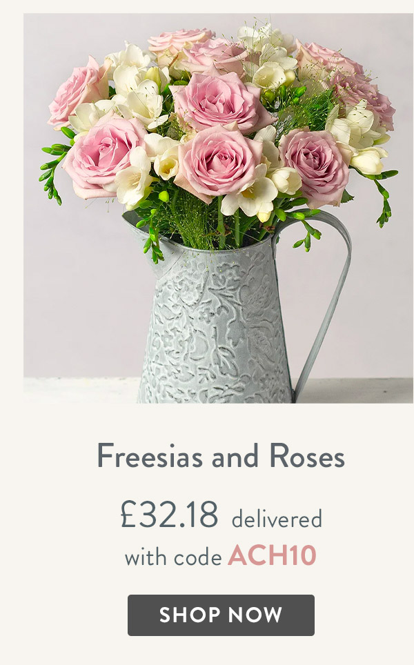 Freesias and Roses - only &pound;32.18 delivered