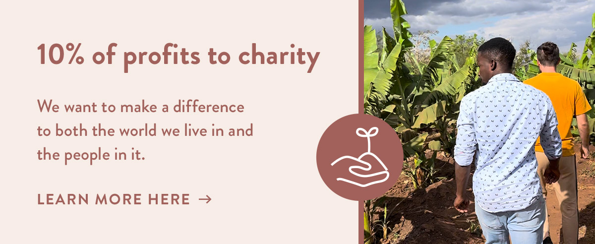 10% of profits to charity