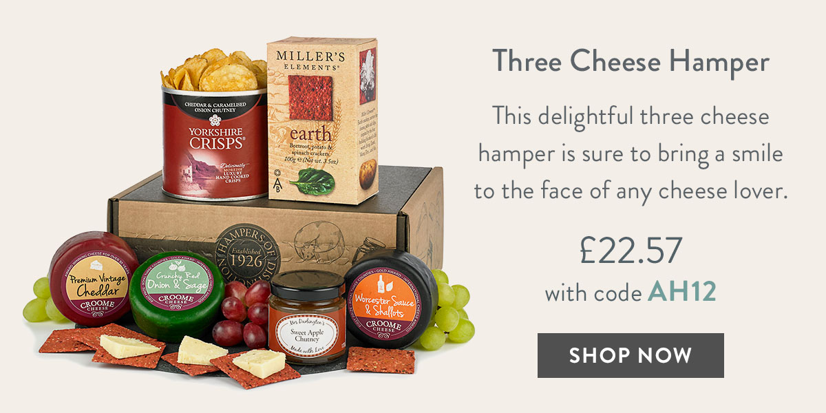 Three Cheese Hamper - only &pound;22.57 with code