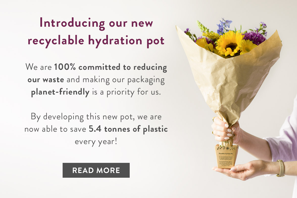 Introducing our new recyclable hydration pot
