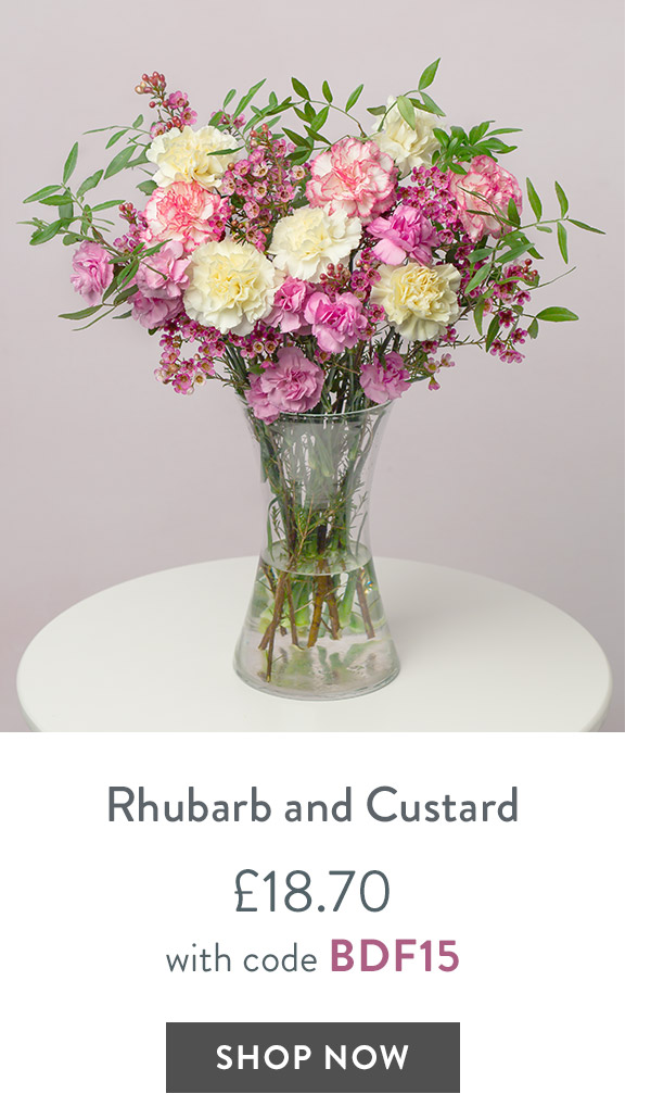 Rhubarb and Custard- only &pound;18.70 with code