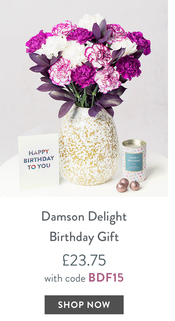 Damson Delight Birthday Gift- only &pound;23.75 with code