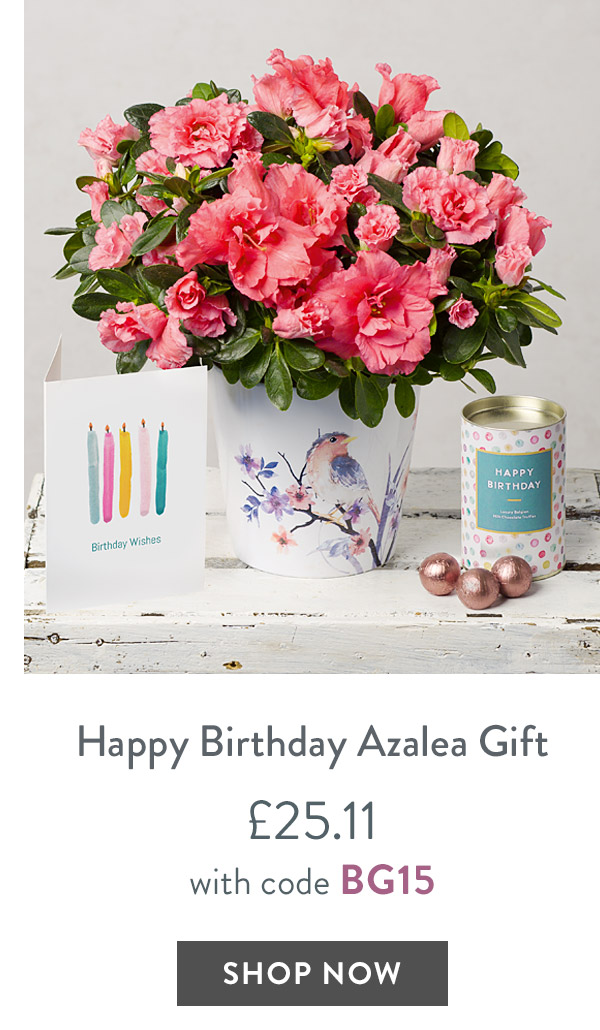 Happy Birthday Azalea Gift - only &pound;25.11 with code