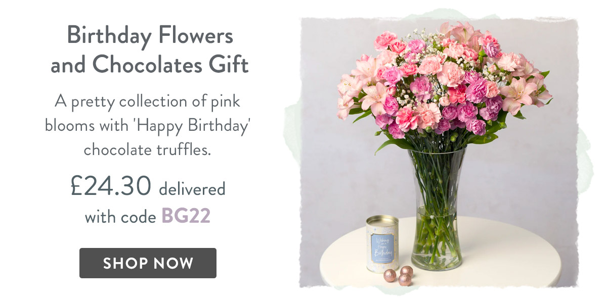 Birthday Flowers and Chocolates Gift - only &pound;24.30 delivered