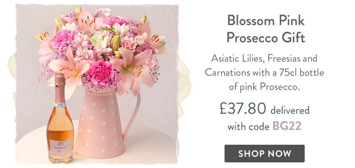 Blossom Pink Prosecco Gift - only &pound;37.80 delivered