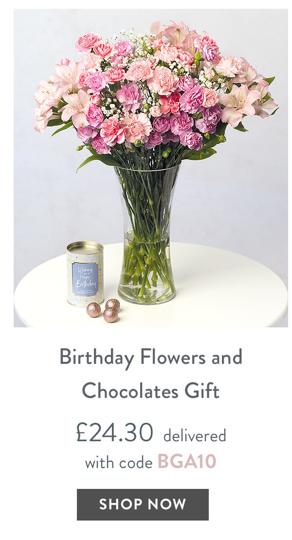Birthday Flowers and Chocolates Gift - only &pound;24.30 delivered