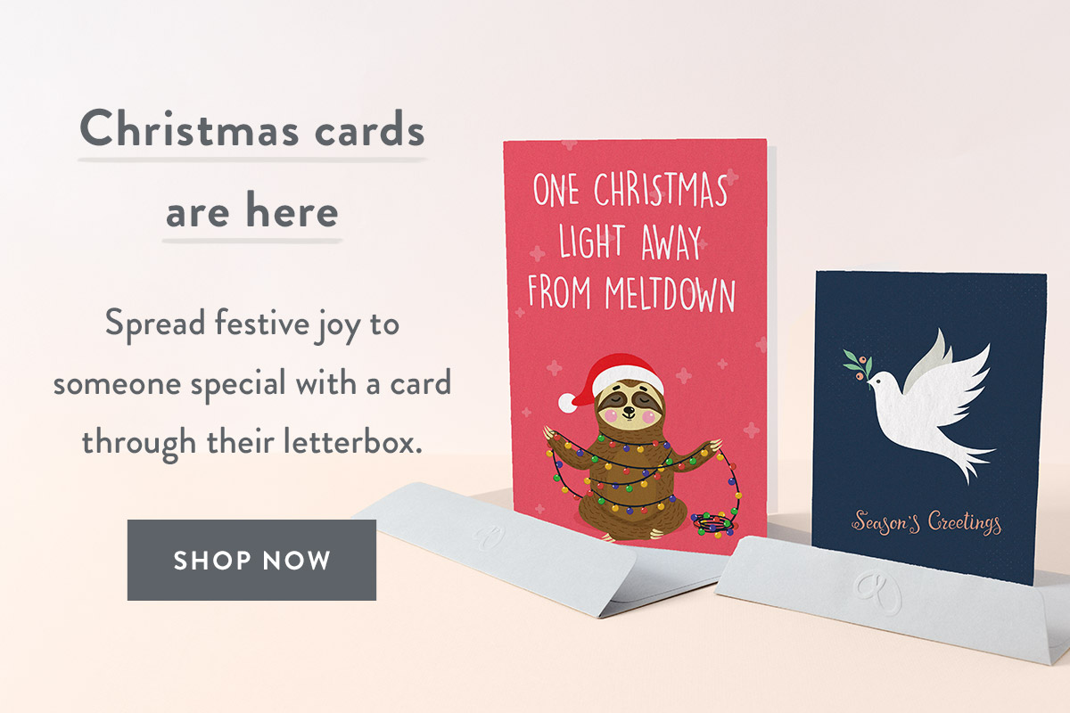 Christmas cards are here