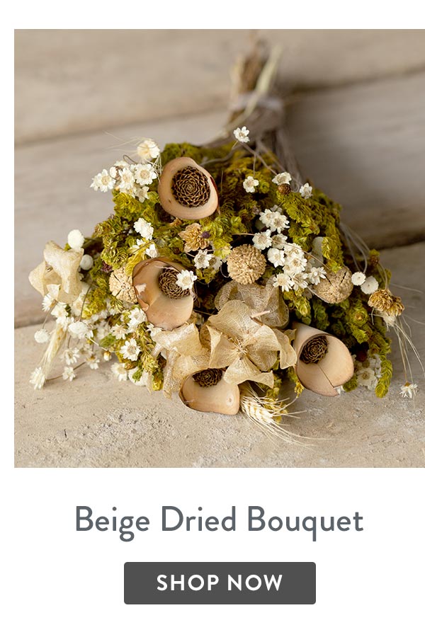 Beige Dried Bouquet - only &pound;22.50 delivered