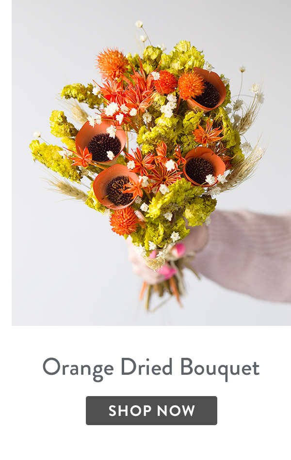 Orange Dried Bouquet - only &pound;19.25 delivered