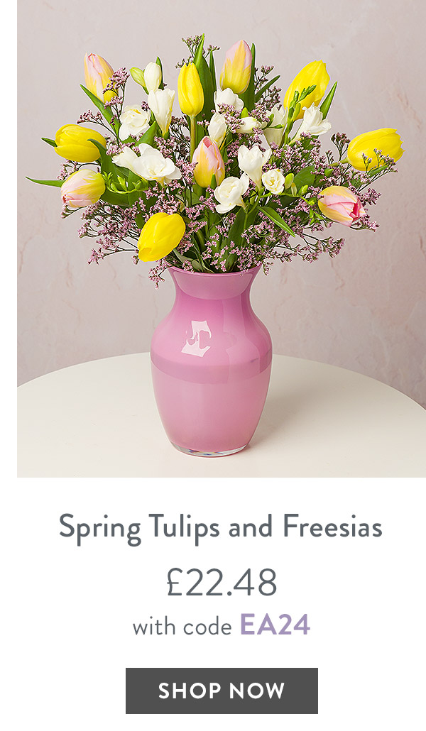 Spring Tulips and Freesias - only &pound;22.48 with code