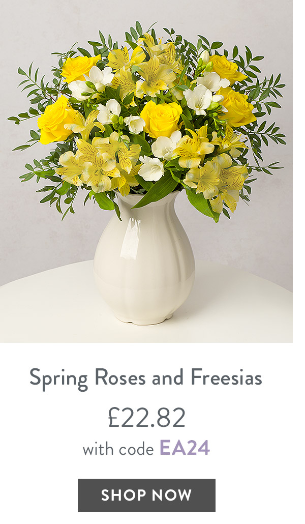 Spring Roses-and Freesias - only &pound;22.82 with code