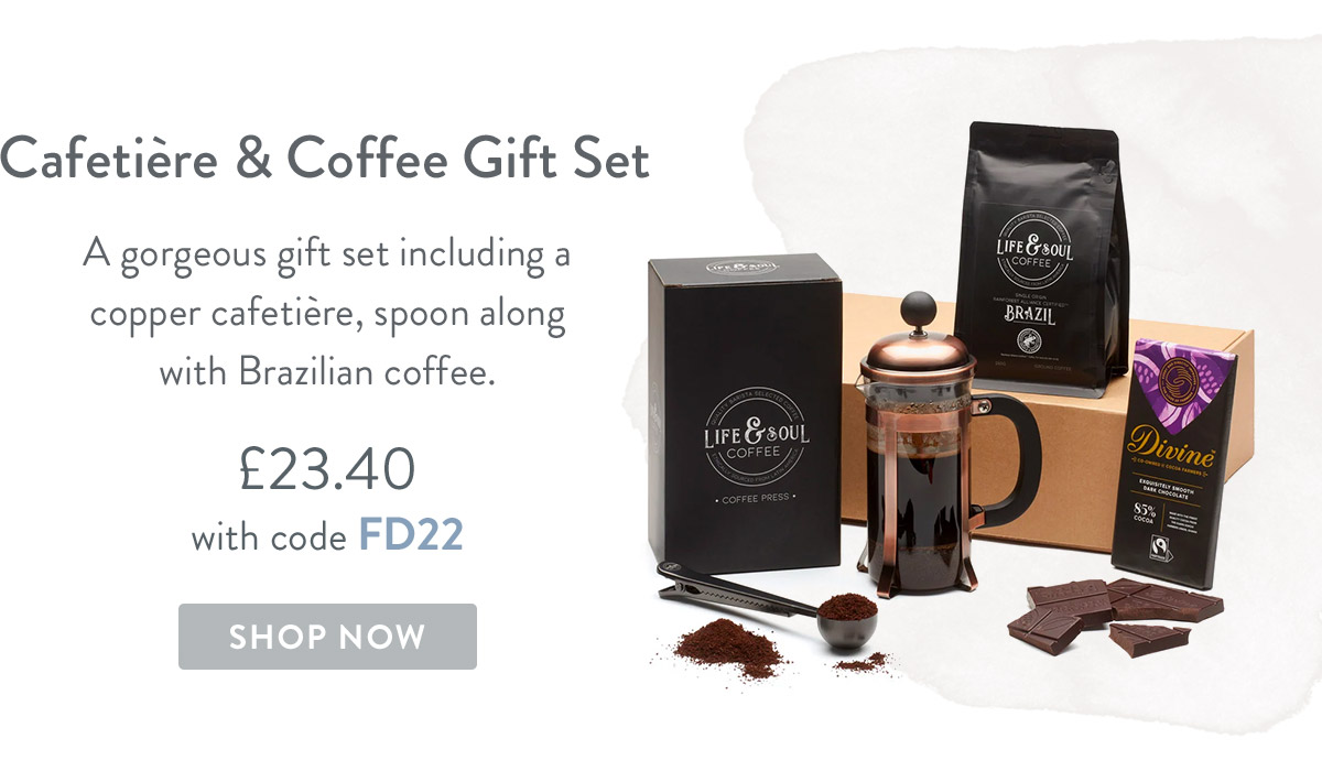 Cafetiere & Coffee Gift Set - only &pound;20.70 delivered