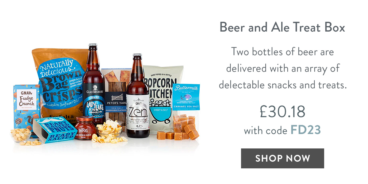 Beer and Ale Treat Box - only &pound;30.18 with code