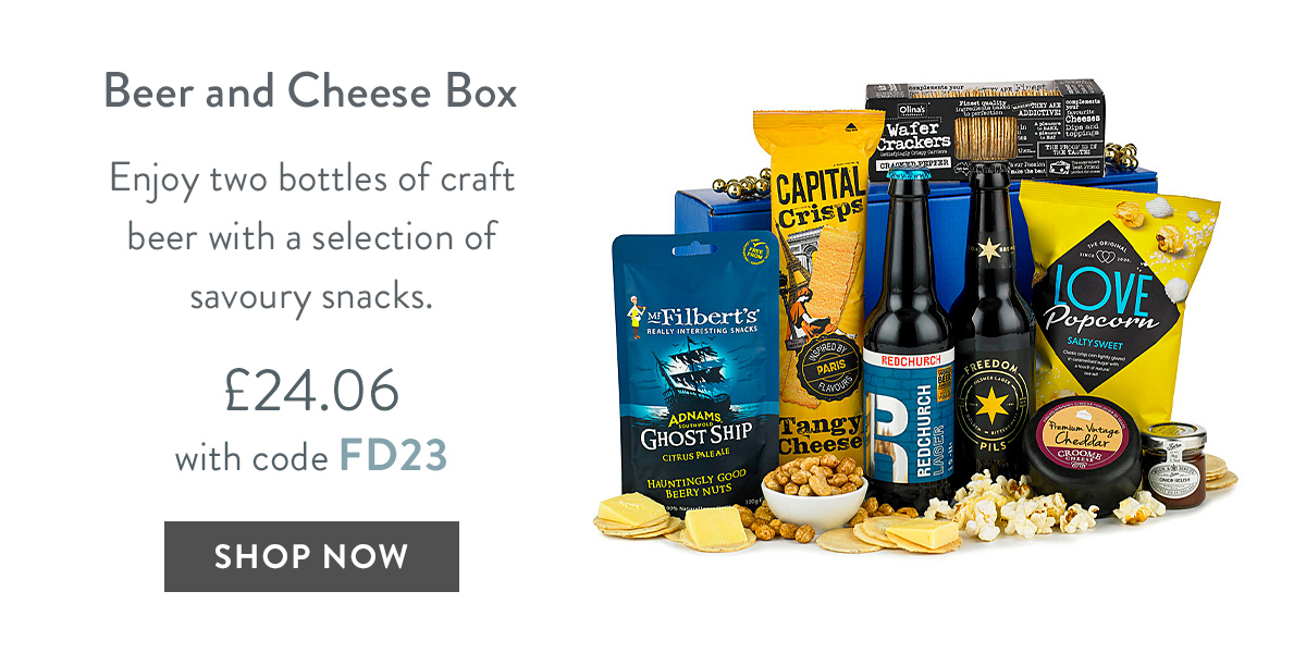Beer and Cheese Box - only &pound;24.06 with code