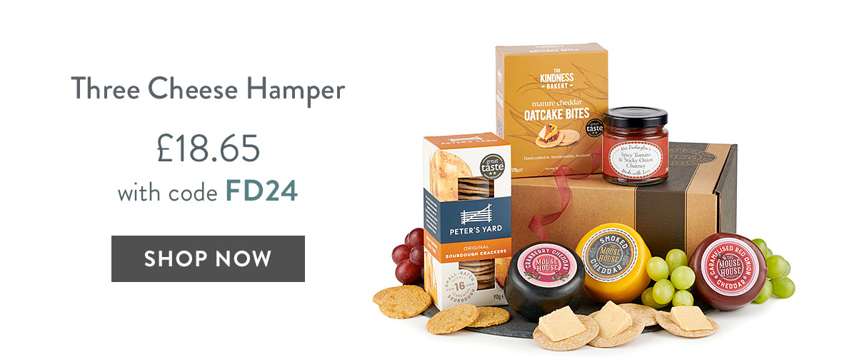 Three Cheese Hamper - only &pound;18.65 with code