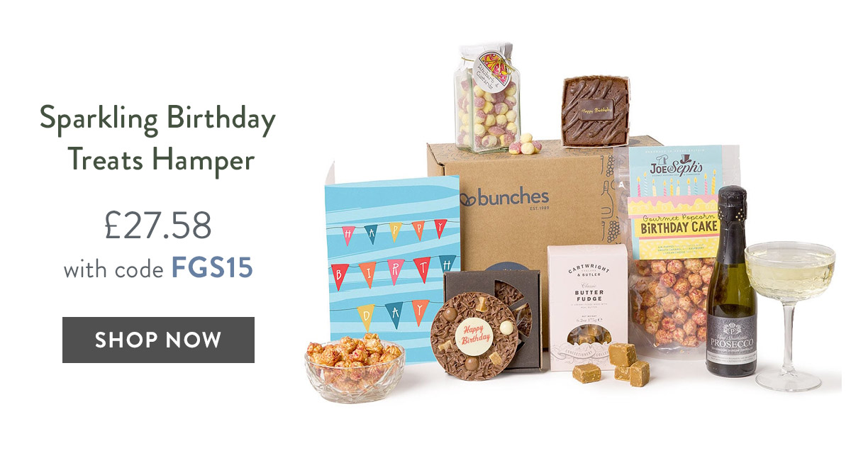 Sparkling Birthday Treats Hamper - only &pound;27.58 with code