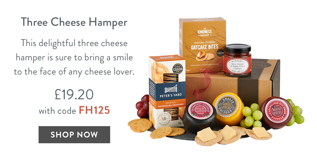 Three Cheese Hamper - only &pound;19.20 with code