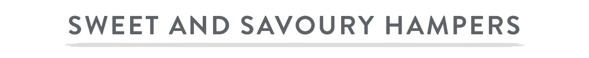 Sweet and savoury hampers