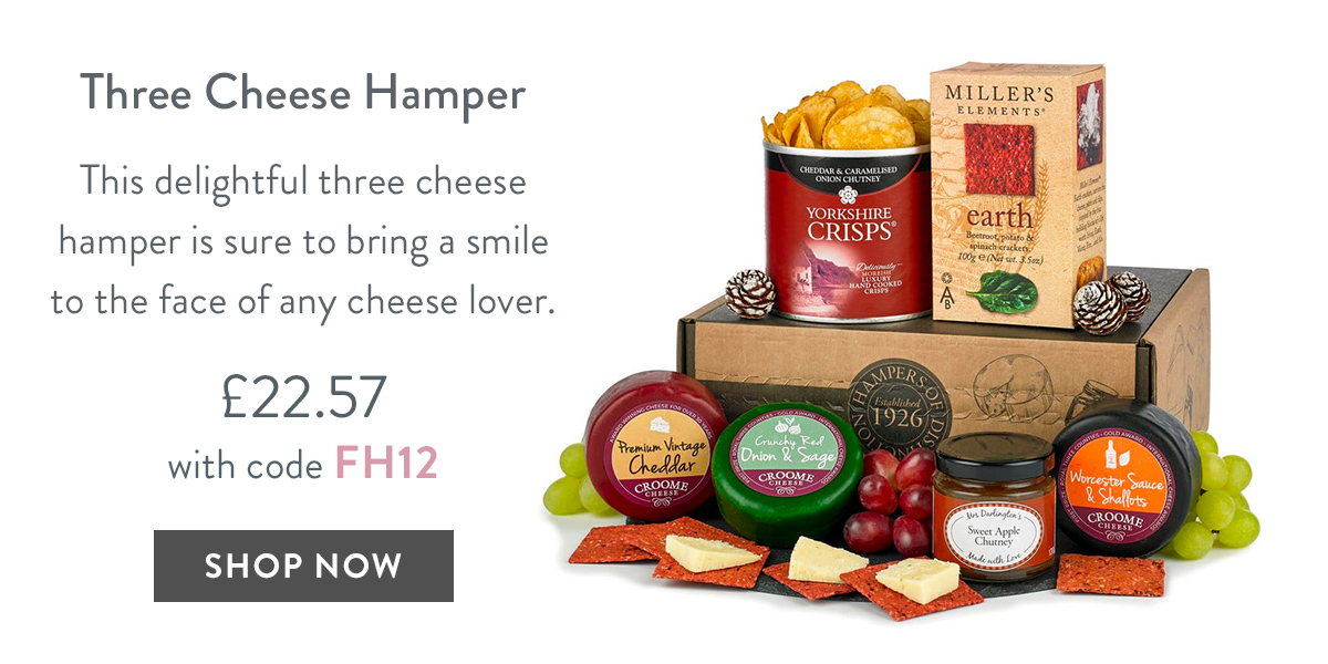Three Cheese Hamper - only &pound;22.57 with code