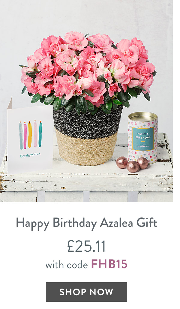 Happy Birthday Azalea Gift - only &pound;25.11 with code