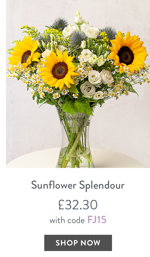 Sunflower Splendour - only &pound;32.30 with code