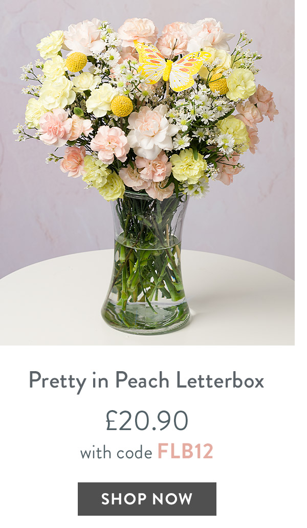 Pretty in Peach Letterbox - only &pound;20.90 with code