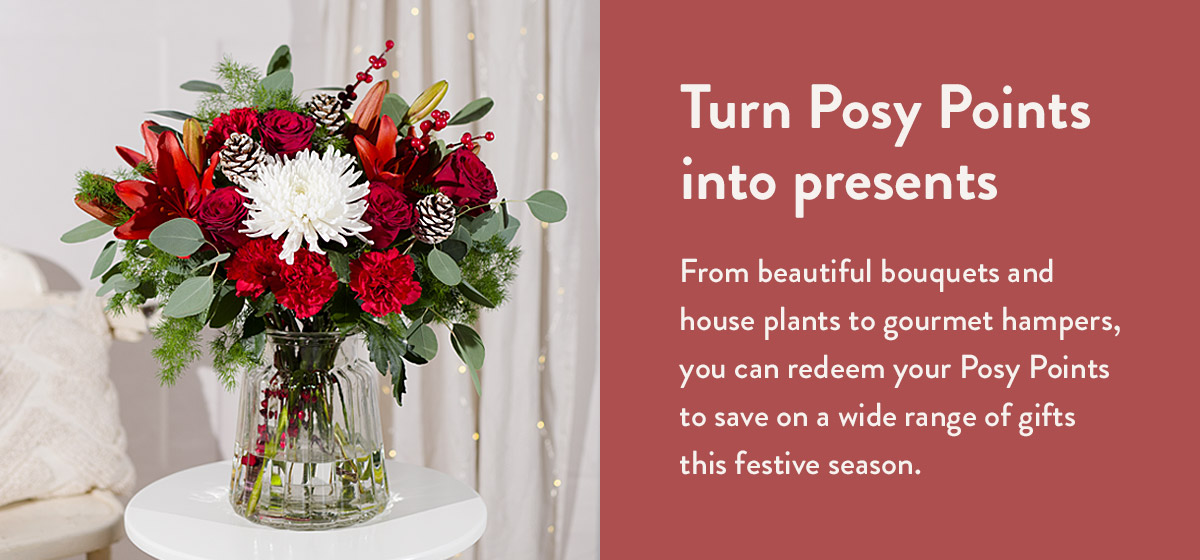 Turn Posy Points into presents