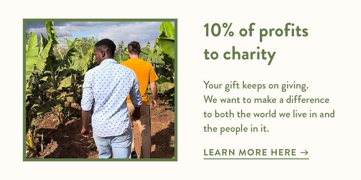 10% of profits to charity