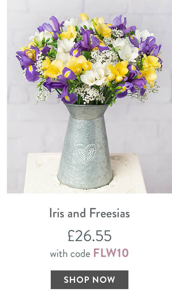 Iris and Freesias - only &pound;26.55 with code