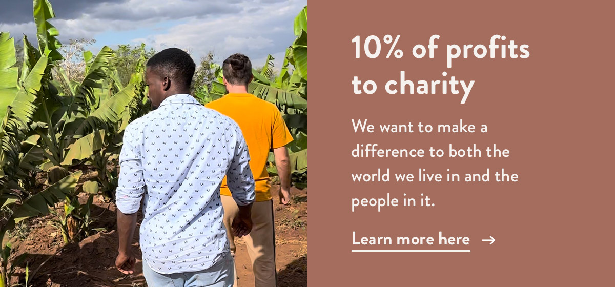 10% of Profits go to Charity
