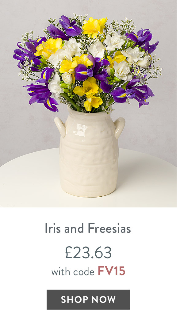 Iris and Freesias - only &pound;23.63 with code