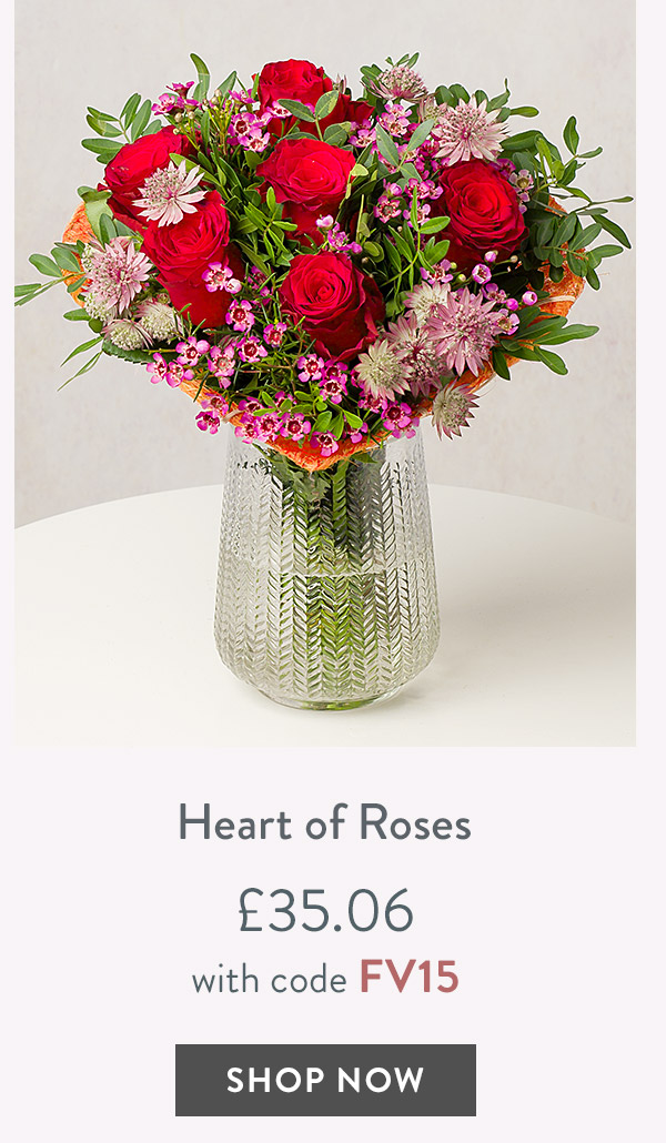 Heart of Roses - only &pound;35.06 with code