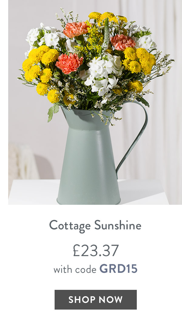 Cottage Sunshine - only &pound;23.37 with code
