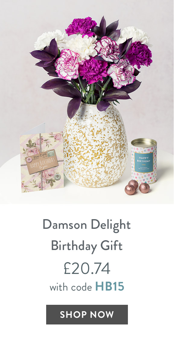 Damson Delight Birthday Gift - only &pound;20.74 with code