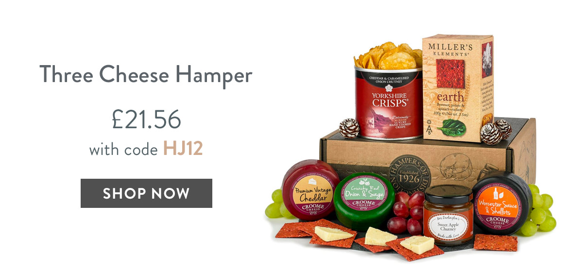 Three Cheese Hamper - only &pound;21.56