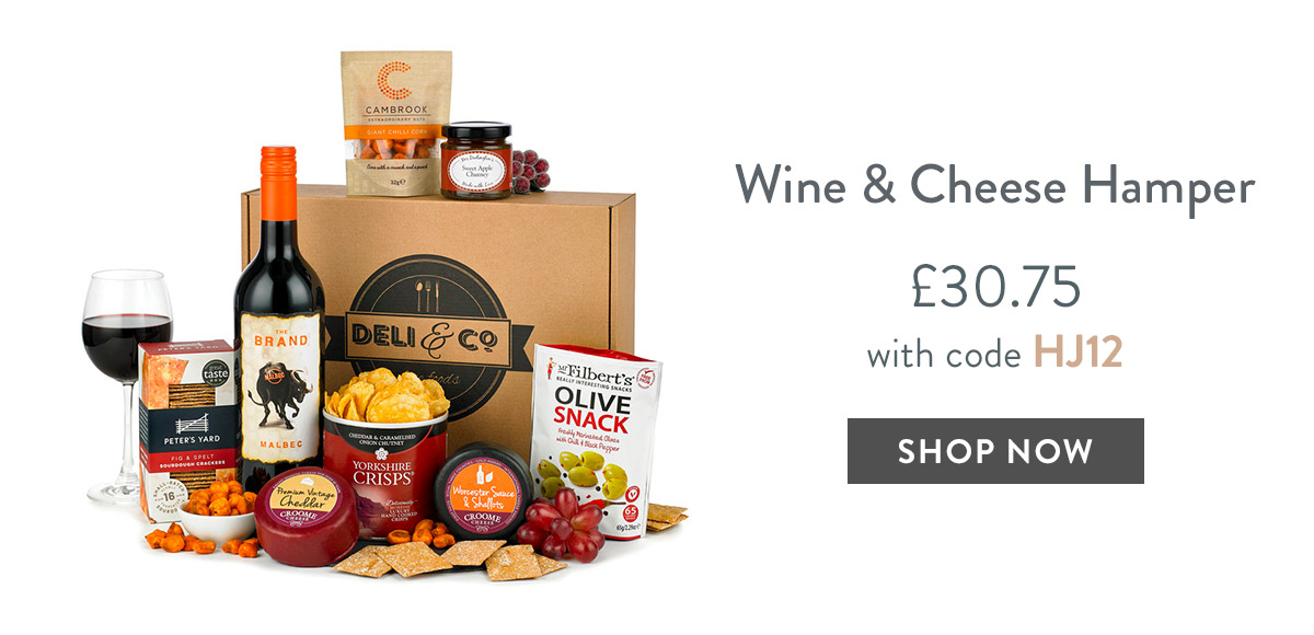 Wine and Cheese Hamper - only &pound;30.75