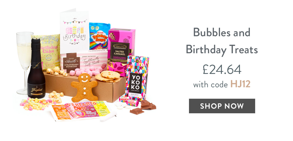 Bubbles and Birthday Treats - only &pound;24.64