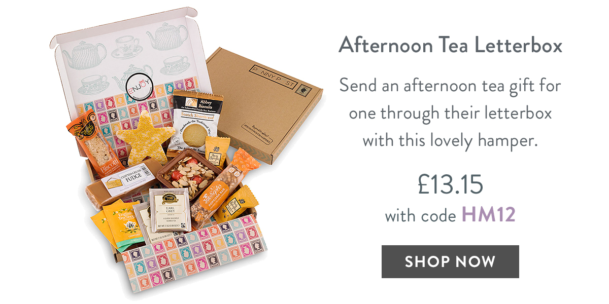 Afternoon Tea Letterbox - only &pound;13.15 with code