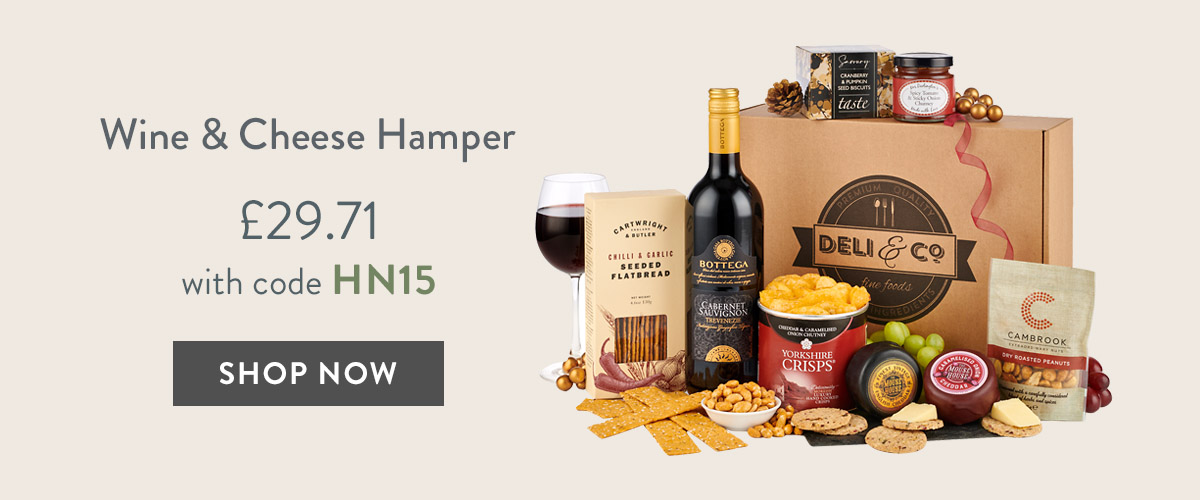 Wine & Cheese Hamper - only &pound;29.71 with code