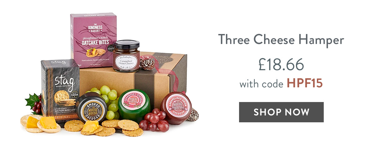 Three Cheese Hamper - only &pound;18.66 with code