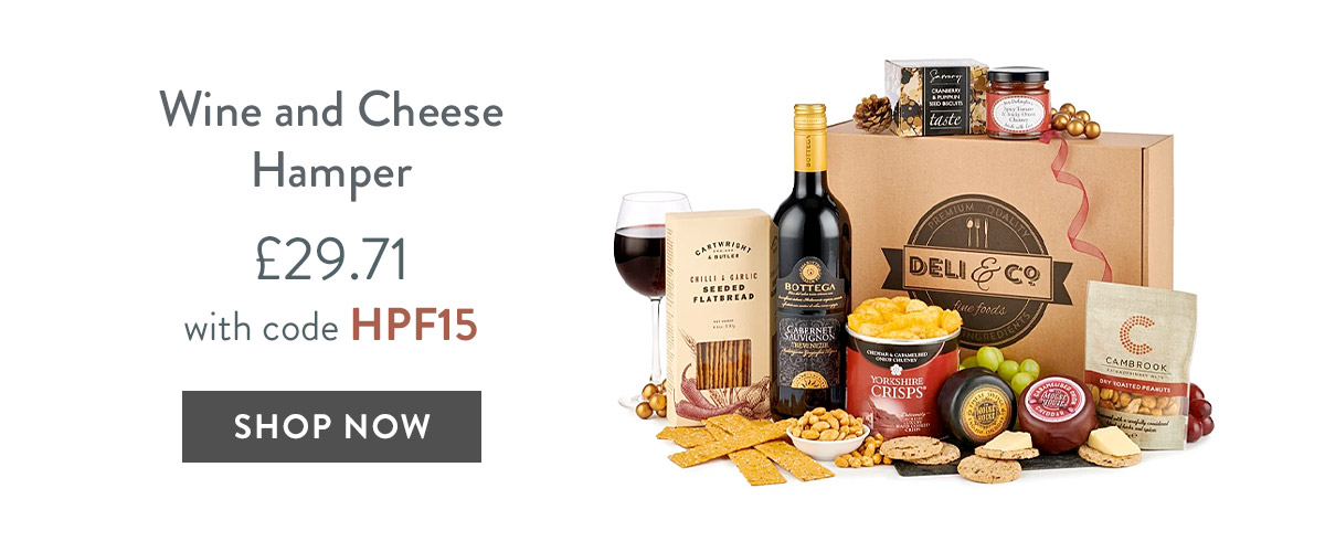 Wine and Cheese Hamper - only &pound;29.71 with code