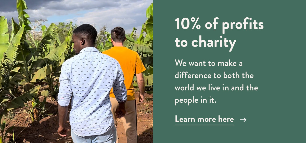 10% of Profits go to Charity