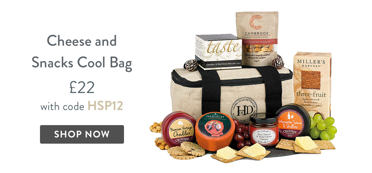Cheese and Snacks Cool Bag - only &pound;22 delivered