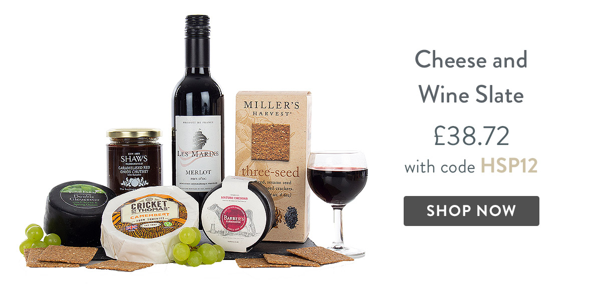 Cheese and Wine Slate - only &pound;38.72 delivered