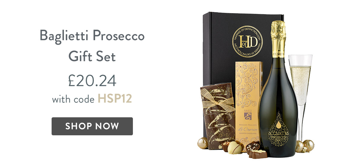 Baglietti Prosecco Gift Set - only &pound;20.24 delivered