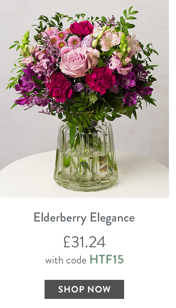Elderberry Elegance - only &pound;31.24 with code