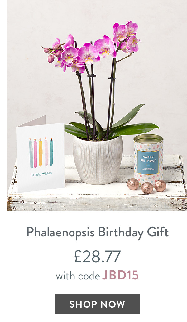 Phalaeonopsis Birthday Gift - only &pound;28.77 with code