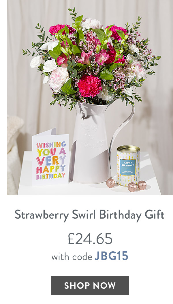 Strawberry Swirl Birthday Gift - only &pound;24.65 with code